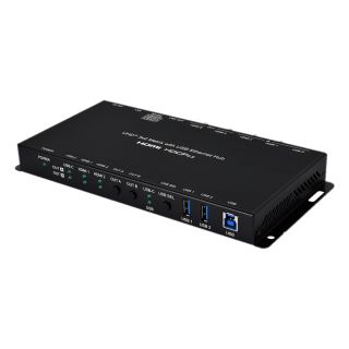 UHD+  3x2 Matrix Switcher with USB Ethernet Hub - Cypress CPLUS-V32USBC