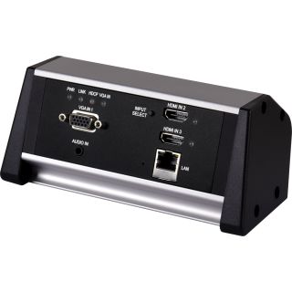 UHD+ 31 HDMI/VGA over HDBaseT Table Box with PoH (PD) - Cypress CH-2537TXM-TB