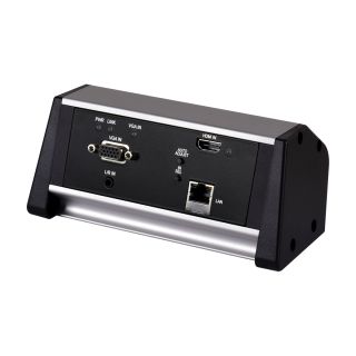 UHD+ HDMI/VGA over HDBaseT Table Box with Scaler & PoH (PD) - Cypress CH-2538TXM-TB