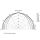 Design-Linienstrahler-Paar, 4 Ω, ETS-120SL/WS
