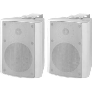 Aktives 2-Wege-Stereo-Lautsprecherboxen-System, 2 x 20 W MKA-50SET/WS
