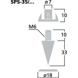 LS-Spike-Set (4er) SPS-35/SC