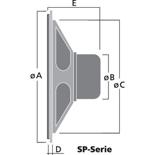 Miniatur-Einbaulautsprecher SP-3RDP