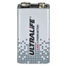 9-V-Lithium-Blockbatterie, "High-Energy" ULTRALIFE