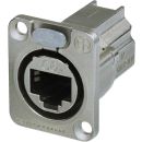 Cat-6a-Durchgangs-Einbaubuchse NE-8FDXP6