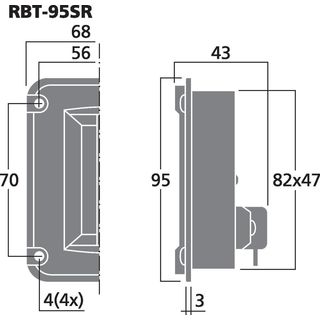 Bndchen-Hochtner, 40W, 8 ? RBT-95SR