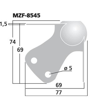 Metallecke MZF-8545