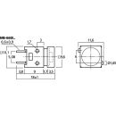 Miniatur-Anreih-Print-Drucktaster MS-660/SW