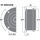 Ringradiator-Hochtöner, 30 W, 8 Ω HT-958PA/SW