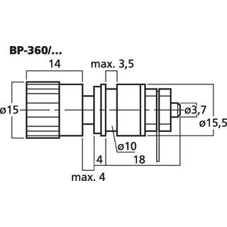 LS-Apparate-Klemme BP-360/RT