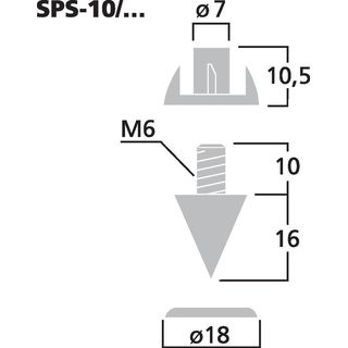 LS-Spike-Set (4er) SPS-10/SC