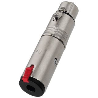 NEUTRIK-Adapter XLR-Buchse/6,3-mm-Stereo-Klinkenbuchse NA-3FJ