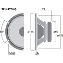 High-Quality-Hi-Fi-Tiefmitteltöner, 70 W, 8 Ω...