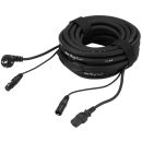 Kombiniertes Netz- und XLR-Kabel MSC-115AC/SW