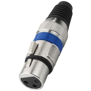 XLR-Kupplung, 3-polig XLR-207J/BL