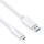 Premium USB v3.2 USB-C / USB-A Kabel - 2.00m, weiß