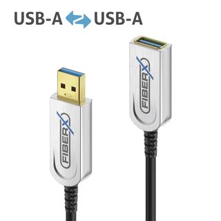 USB 3.2* Gen 2 USB-A AOC Glasfaser Verlngerungskabel ? 15,00m