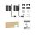 Lautsprecher-Wandhalterung für Sonos® One, Sonos® One SL, Sonos® Play1, schwarz