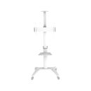 PureMounts DS® TV Rollwagen - Full Motion - VESA 200-600, weiß