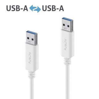 Premium USB v3.2 USB-A Kabel ? 2,00m, wei