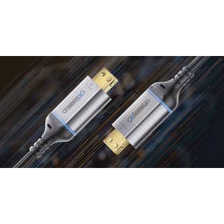 Zertifiziertes 8K Ultra High Speed HDMI AOC Glasfaser Kabel ? 7,50m