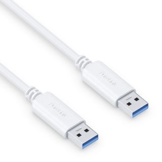 Premium USB v3.2 USB-A Kabel ? 0,50m, wei