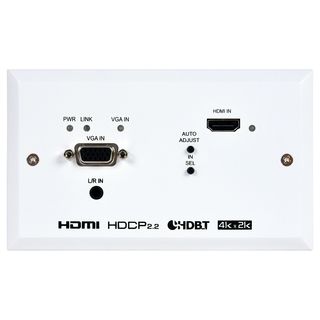 UHD HDMI/VGA over HDBaseT Wallplate Transmitter - Cypress CH-2538TXPLWPEUK
