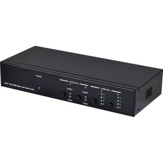 UHD+  4x2 HDMI Matrix with Dante Audio - Cypress CPLUS-V4H2HP-DT