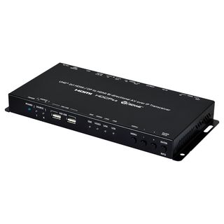 UHD+ 2x1 HDMI/DP to HDMI Bi-directional AV over IP Transceiver W/HID USB - Cypress AVIP-P5101TR-B1C