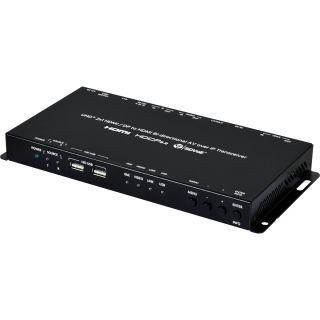 UHD+ 2x1 HDMI/DP to HDMI Bi-directional AV over IP Transceiver W/HID USB - Cypress AVIP-P5101TR-B1C