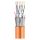 DMX & Power SC-Mercator CAT.7 DUPLEX; 2 x CAT.7; FRNC; 17 x 8,5 mm; orange; Dca