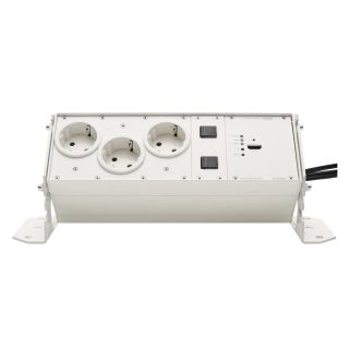 Tischanschluss-Set LIGHT 2 | RAL 7016 Anthrazitgrau | 15 m | 3 m