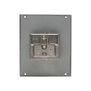 Steckverbinder-Modul 2-Loch-Stichdose für Antennen-, BK- und Satellitenempfangsanlagen, 2 HE, 2 BE für SYS-Gehäuseserien, Farbe: anthrazit, RAL 7016 | SYCFB22-ANT
