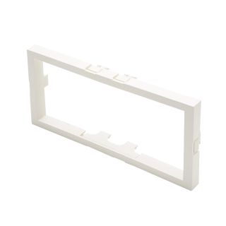 Adapter-Rahmen Adapterrahmen für 55 mm Schalterrahmenprogramm, Baugröße: 126,4 x 55,6 x14,4 mm, Farbe: weiß