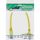 InLine® Patchkabel, S/FTP (PiMf), Cat.6A, halogenfrei, gelb, 0,3m