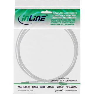 InLine LWL Simplex Kabel, FTTH, LC/APC 8 zu LC/APC 8, 9/125m, OS2, 2m
