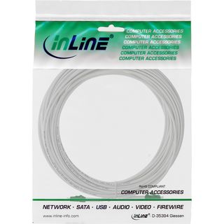 InLine LWL Simplex Kabel, FTTH, LC/APC 8 zu LC/APC 8, 9/125m, OS2, 15m