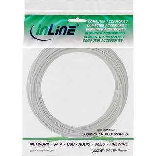 InLine LWL Simplex Kabel, FTTH, SC/APC 8 zu SC/APC 8, 9/125m, OS2, 15m