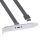 InLine® PCI Slotblende, USB-C zu USB 3.2 Frontpanel Key-A intern, 0,3m
