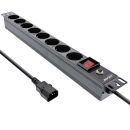 InLine® 19" Steckdosenleiste, 8-fach...