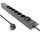 InLine® 19" Steckdosenleiste, 6-fach Schutzkontakt, mit Schalter, 2m, schwarz