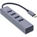InLine USB 3.2 USB-Typ C Multi Hub (4x USB-A 5Gb/s), OTG,...