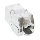 InLine® Keystone RJ45 Buchse, SNAP-In, Cat.6a, mit...