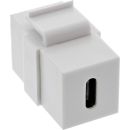InLine® USB 3.1 Keystone Snap-In Einsatz, USB-C...