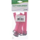 InLine® Klettschlaufen 20x200mm, 10er, pink