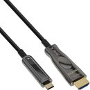 InLine USB Display AOC Kabel, USB Typ-C Stecker zu HDMI...