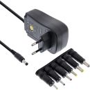 InLine® Universal Steckernetzteil 30W mit USB,...