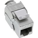 InLine® Keystone RJ45 Buchse, SNAP-In, Cat.8.1,...