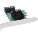 InLine® Schnittstellenkarte, 4x SATA 6Gb/s...