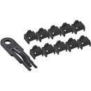 InLine® RJ45 Portblocker, Starterset mit 10 Blocker...